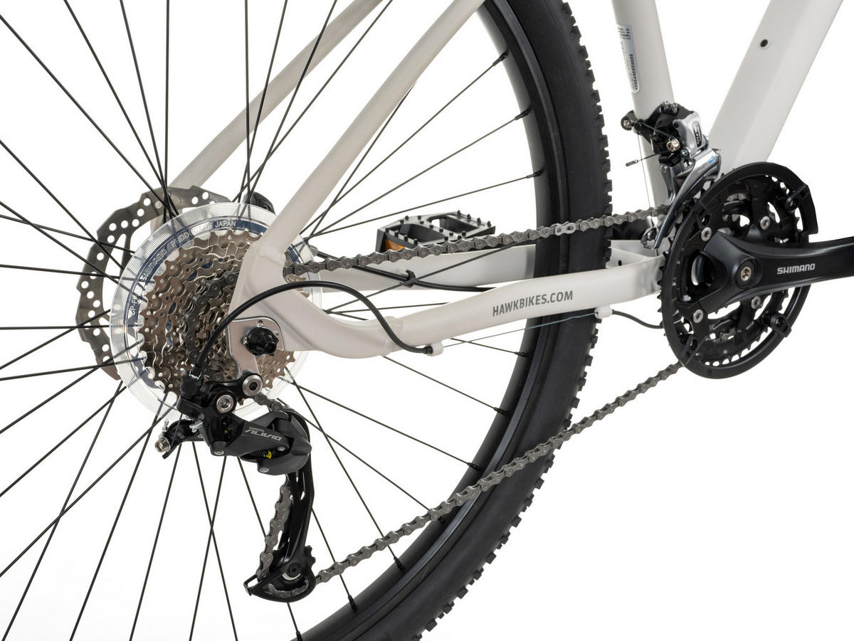 MOUNTAINBIKE Hawk Trail One 3x9 Gang 29er Hellgrau 29 Zoll Gr: S;M;L - Hellgrau, Metall (43cm) - Hawk Bikes