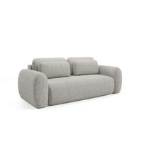SCHLAFSOFA Gaston - Greige, Holzwerkstoff/Textil (266/95/110cm) - Fun Möbel