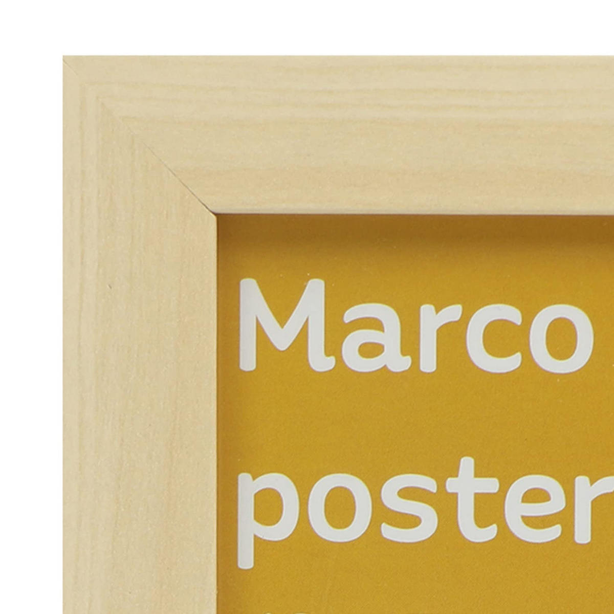 RAHMEN aus MDF und Acrylglas Schutz und Aussteller für Fotografien, Bilder, Poster, Gemälde, Dekoration für Haus Farbe Hellholz A4 - Beige, Holz (21/3/29.7cm) - Nacnic