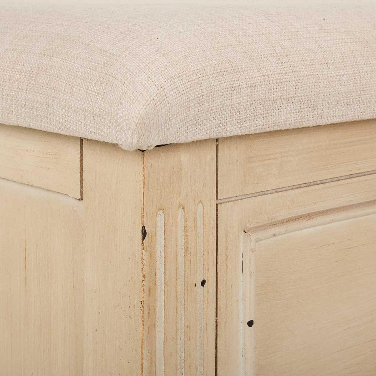 BANK aus Holz 120x43x48 cm - Beige, Holz (120/48/43cm) - Wanderlust