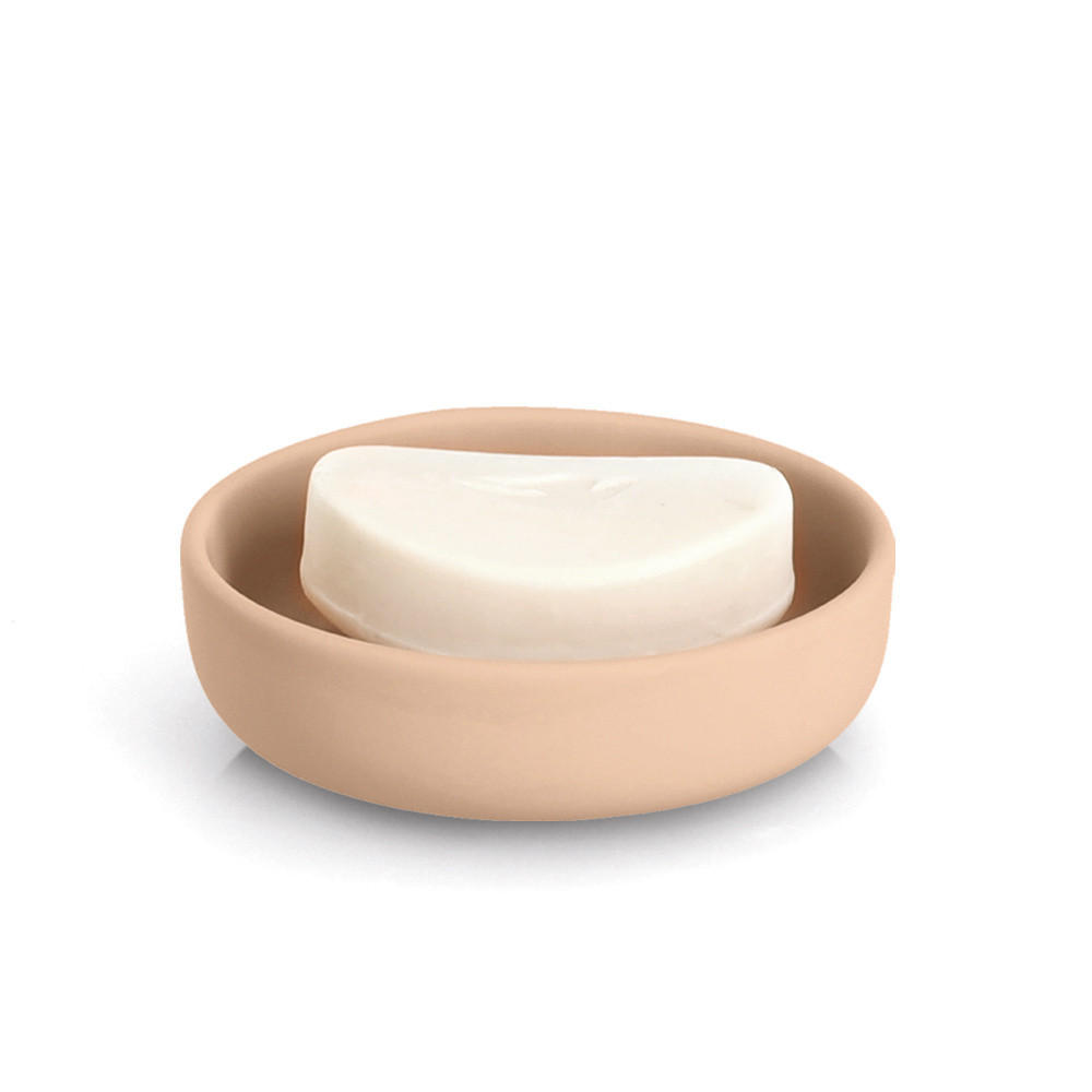 SEIFENSCHALE Keramik Brass Tone Ø 11,2 cm - Creme, Keramik (11.2/3.3/11.2cm) - ZELLER