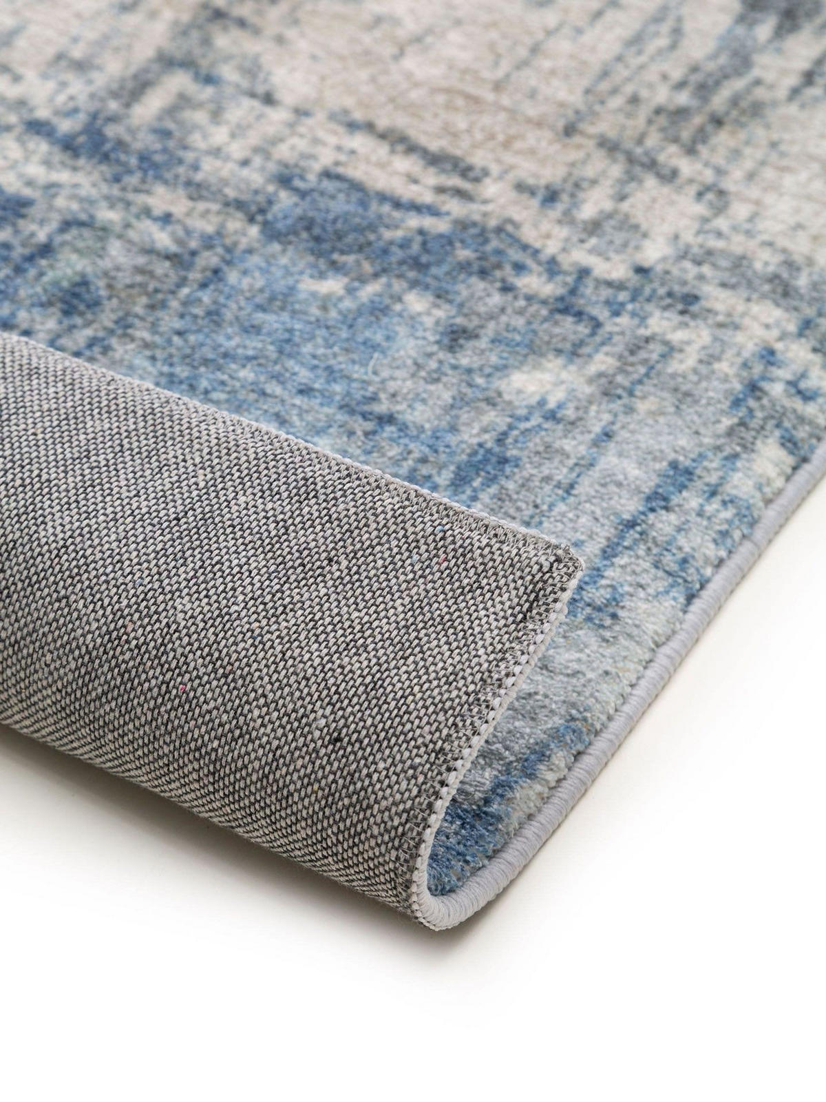 TEPPICH Mara Blau 160x230 cm - Blau, Textil (160/1cm) - KUNSTLOFT
