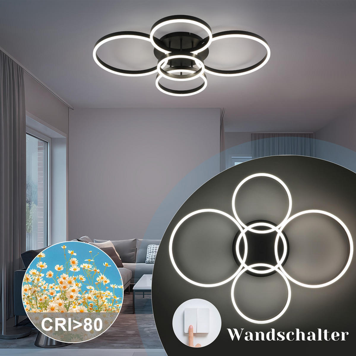 LED-DECKENLEUCHTE Lenci 75/94/15.5cm - Goldfarben, Metall (94/75/15.5cm) - Nettlife