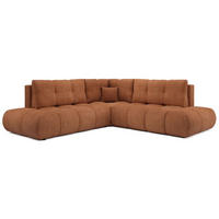 ECKSOFA Ceglasty SOHI Flow 09 Ausziehbar Mit Schlaffunktion - Orange, Textil (266.5/266.5cm) - Sepro Meble