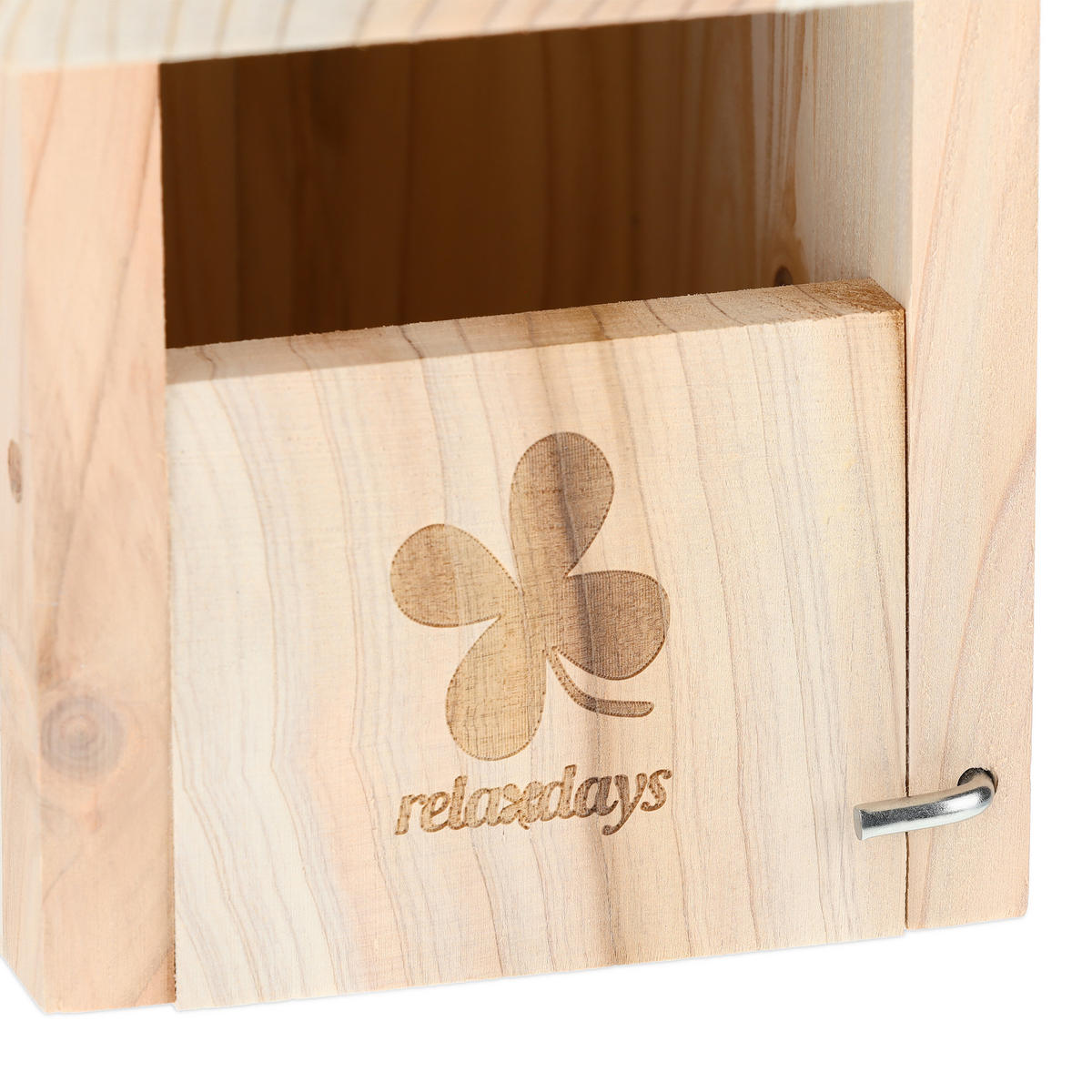 NISTKASTEN - Hellbraun, Holz (17/25/21.5cm) - Relaxdays