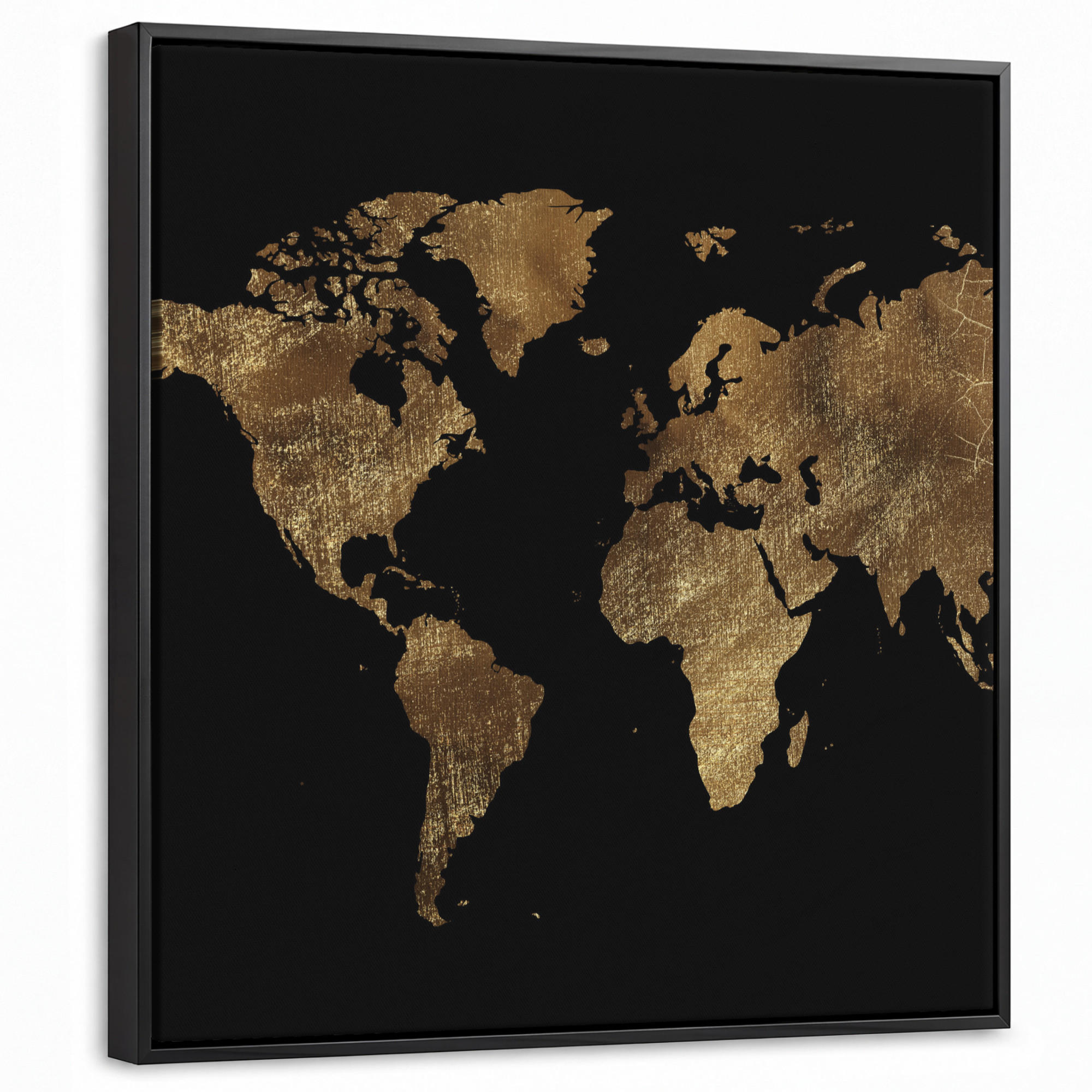 MuchoWow Leinwand Gold 50x50 cm
