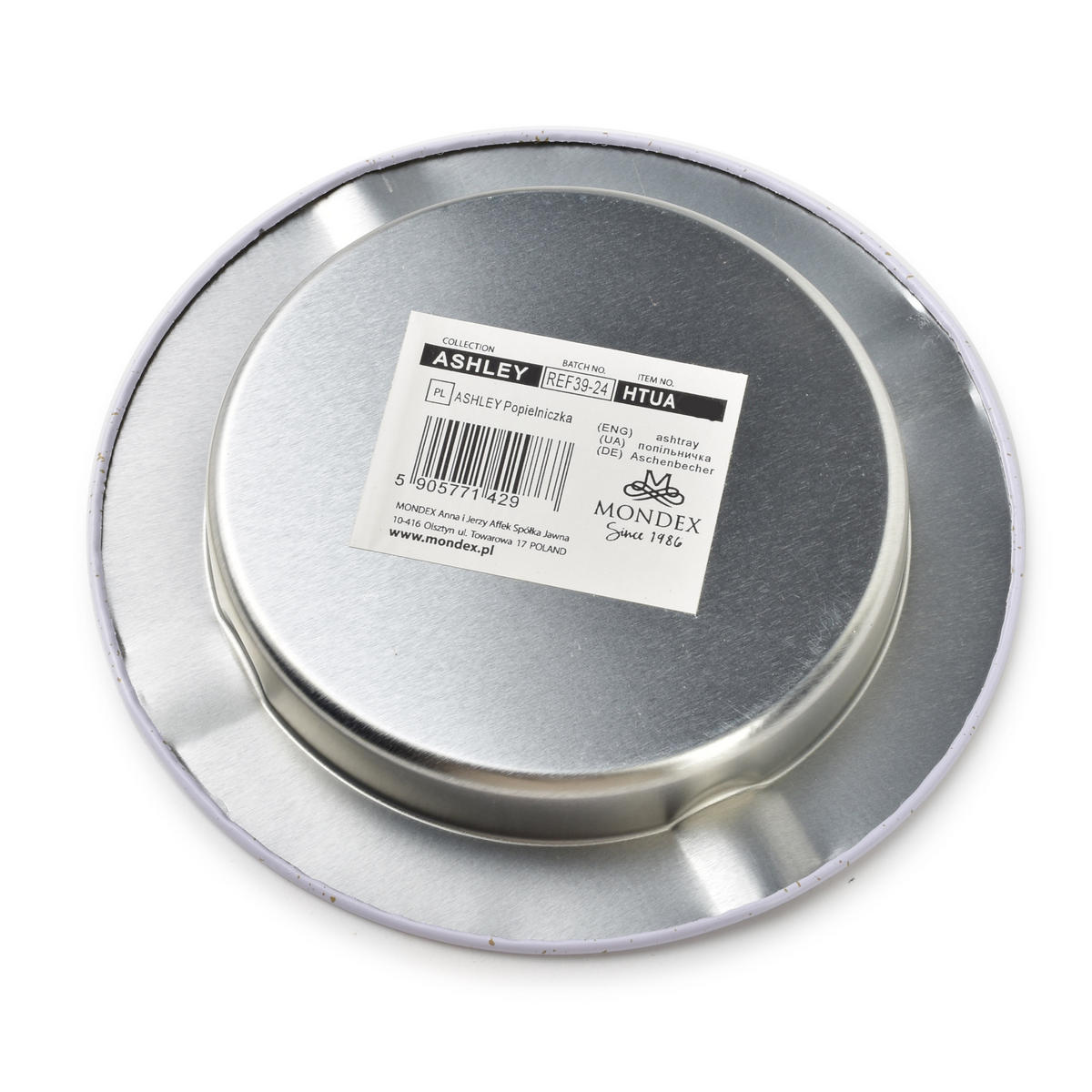 ASCHENBECHER Ashley Schwarz 13.5/13.5/1.5 cm Metall - Schwarz, Metall (13.5cm) - Mondex