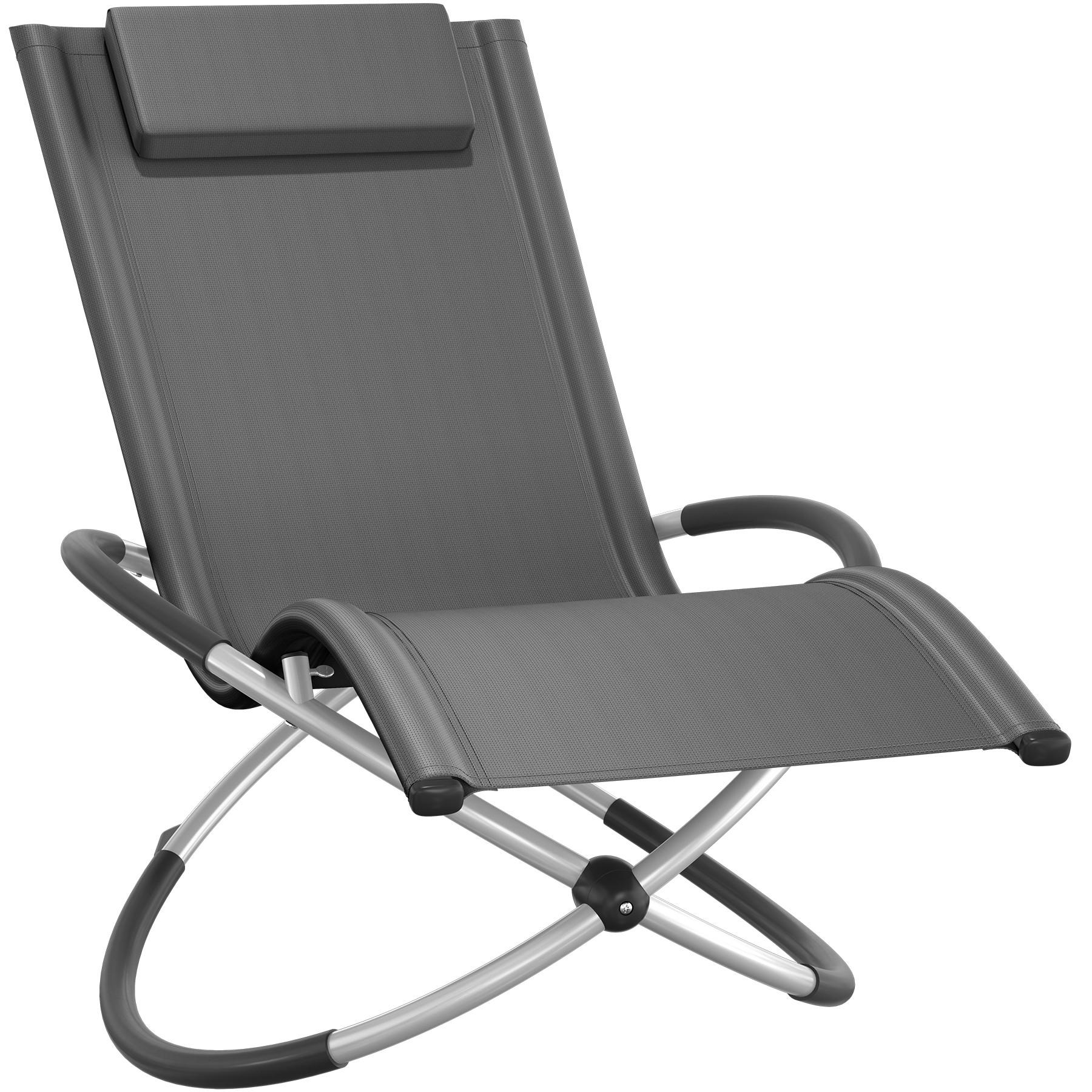 SONNENLIEGE Paulina,150 x 73 x 93 cm,grau - Grau, Metall (73/93/150cm) - tectake