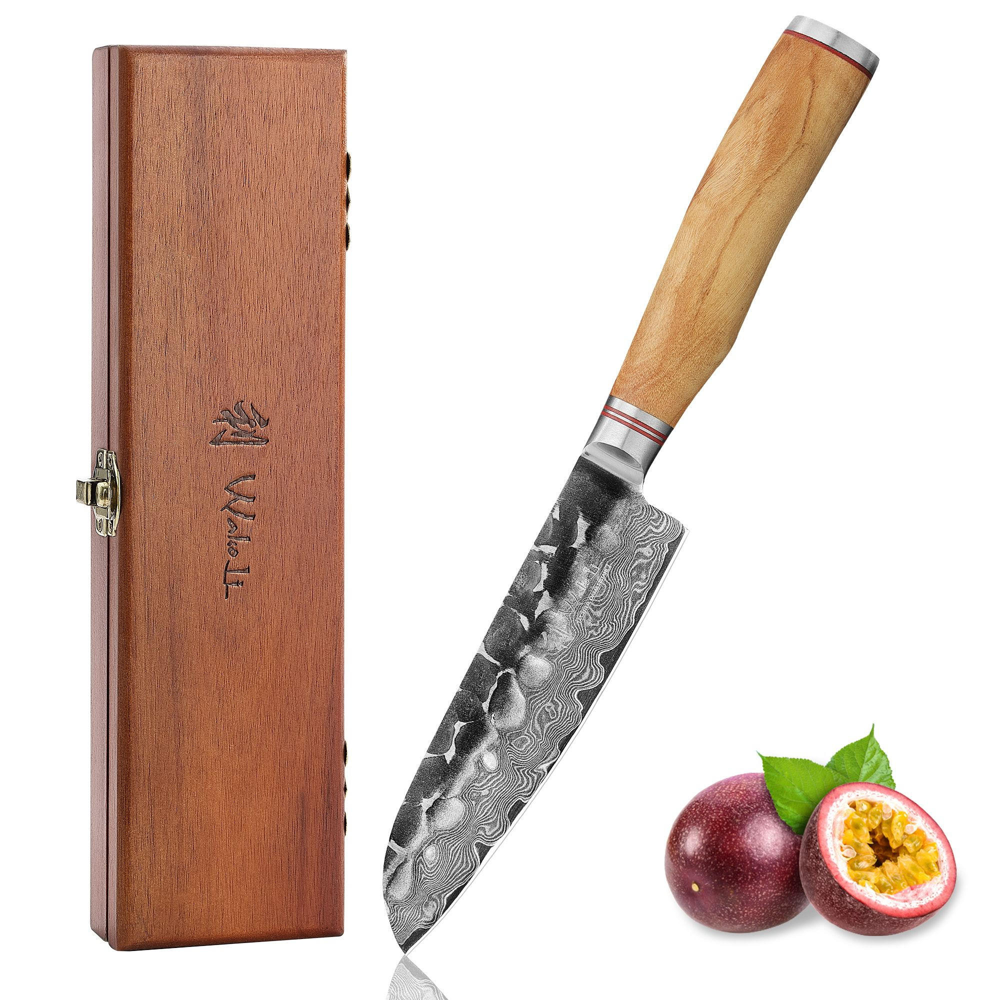 Wakoli Santokumesser Braun 24 cm