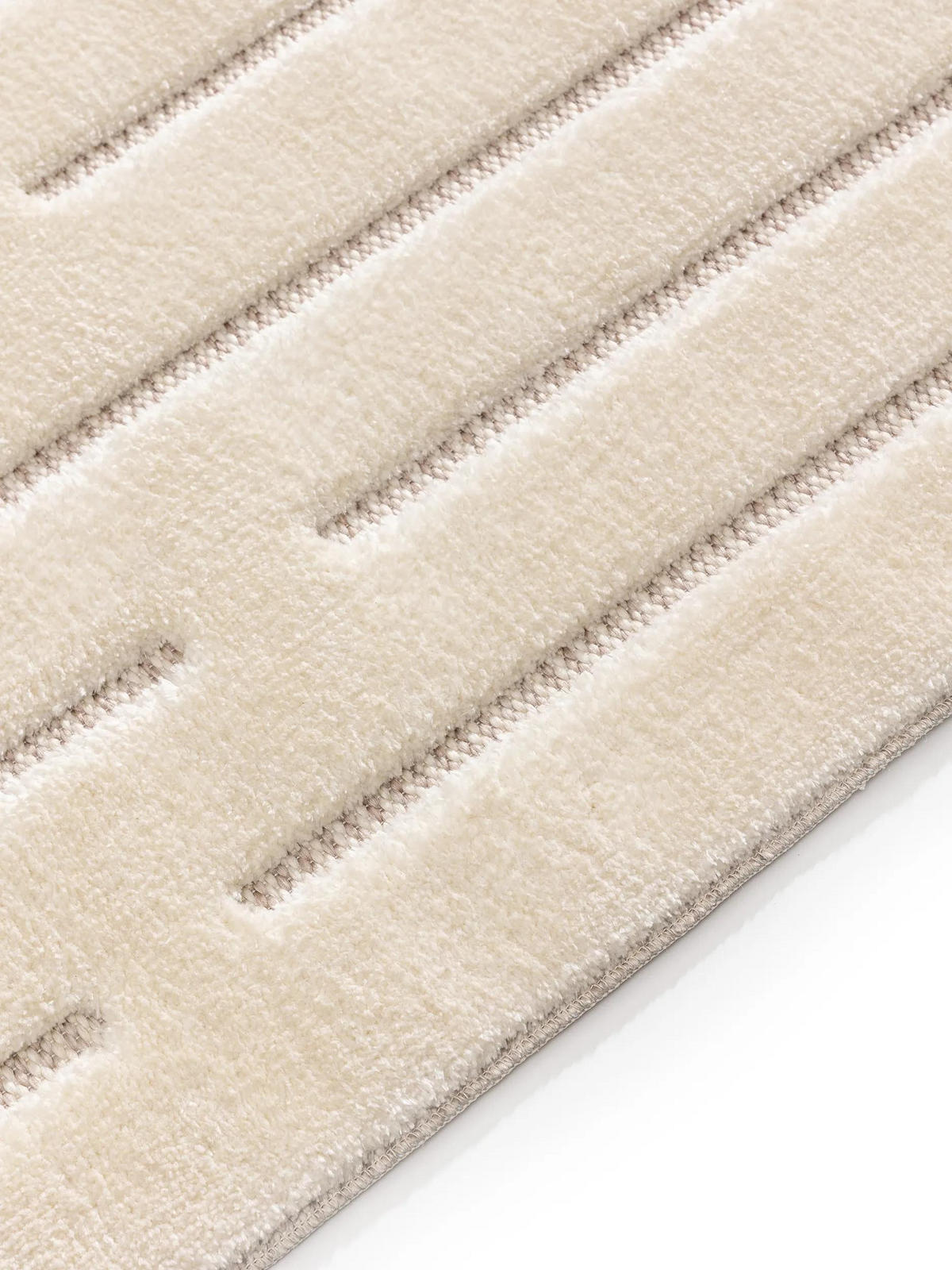 TEPPICH Elvy Cream 200x300 cm - Creme, Kunststoff (200/300cm) - benuta