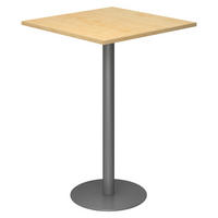 STEHTISCH eckig STH 80/80/111,6 cm in Ahornfarben/Graphitfarben - Ahornfarben/Graphitfarben, Holzwerkstoff (80/80/111.6cm) - bümö