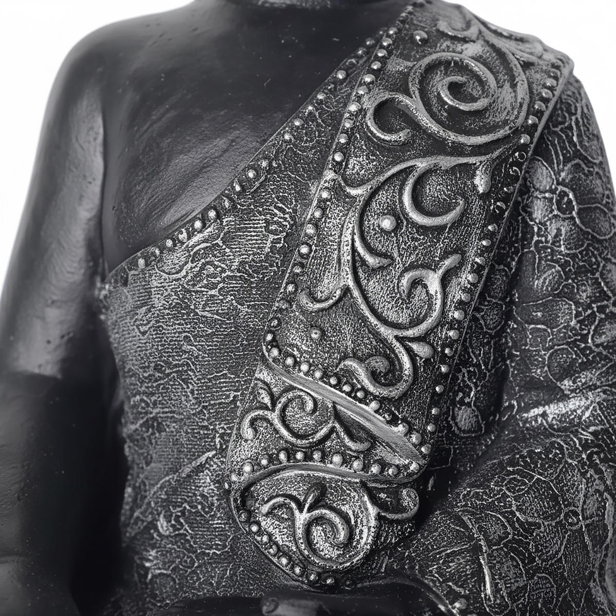 BUDDHA Figur - Multicolor, Kunststoff (29/45/18cm) - Relaxdays