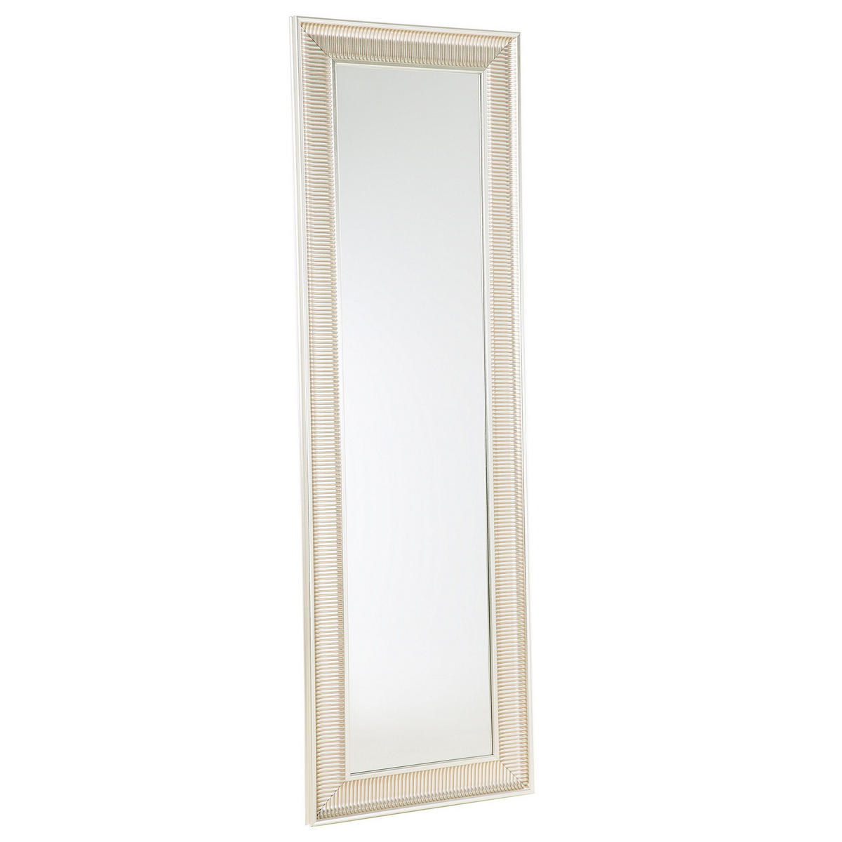 WANDSPIEGEL gold rechteckig 51/141cm Cassis - Silberfarben/Goldfarben, Kunststoff (51/141/4cm) - Beliani