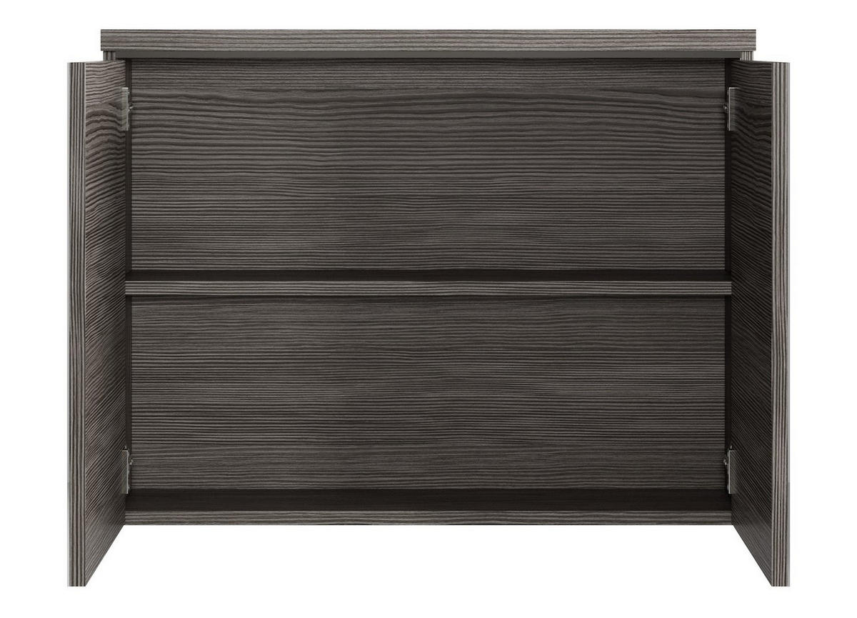 SPIEGELSCHRANK Paso Grau Eiche - 80 x 20 x 60 cm - Eichefarben/Grau, Holz (80/60/20cm) - Badplaats
