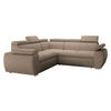 ECKSOFA Boston Maxi - Chromfarben/Beige, Holz/Textil (260/260cm) - MIRJAN24