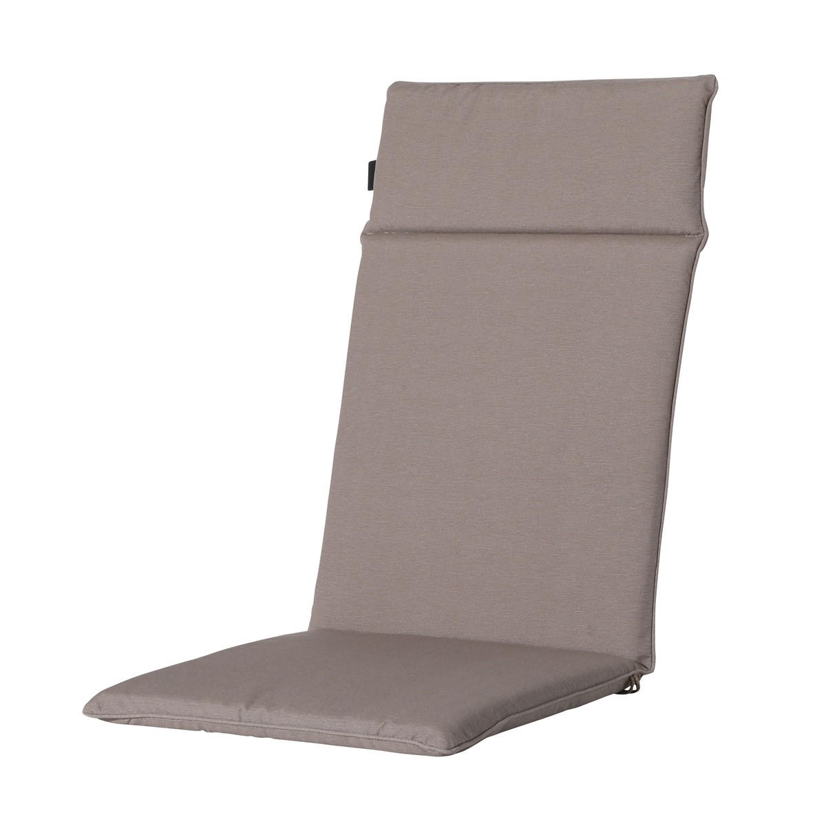 GARTENSTUHLKISSEN Panama 120/50 cm 4er-Set - Taupe, Textil (50/8/120cm) - Madison