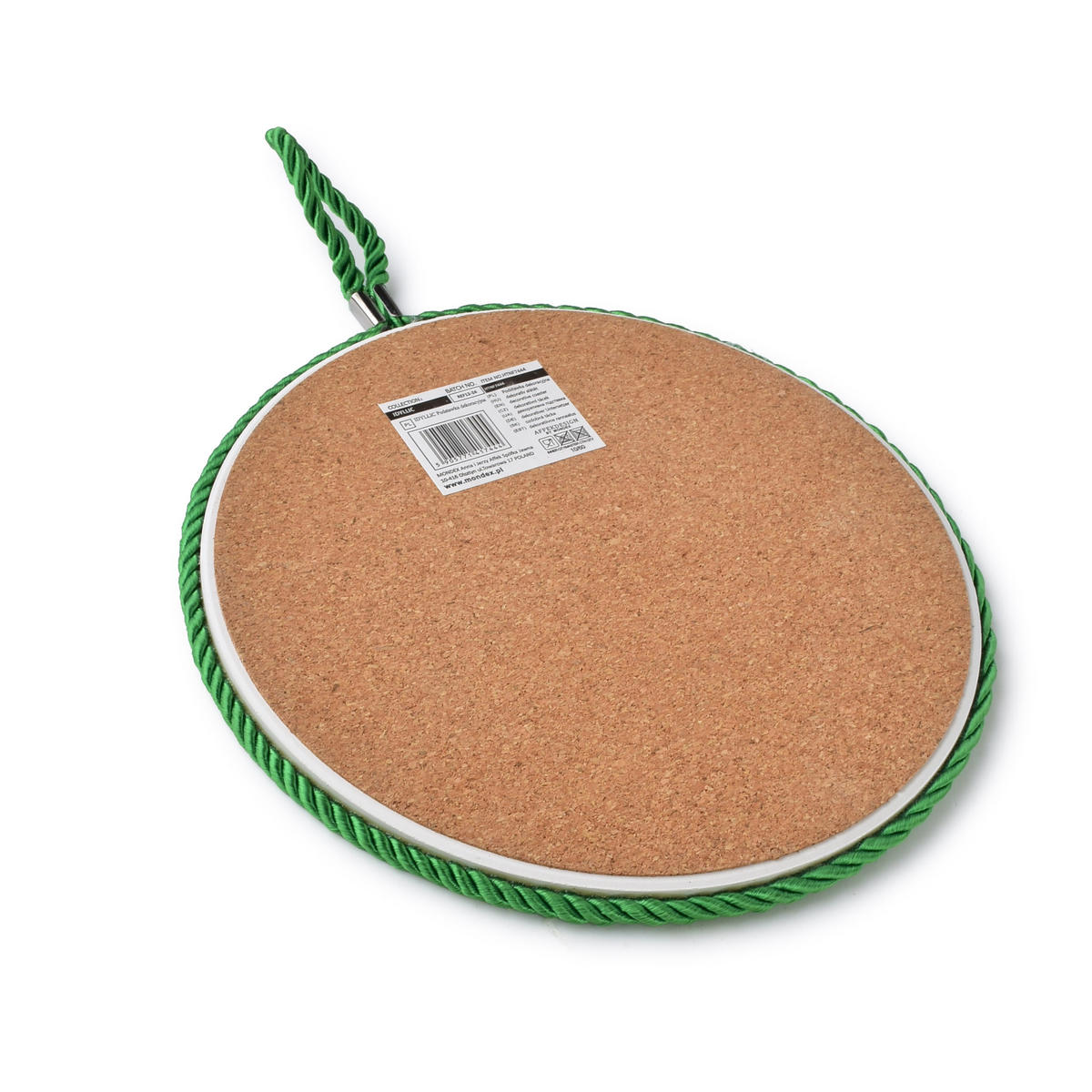GLASUNTERSETZER Basic Grün 16.5/16.5/16.5 cm Naturmaterial - Grün, Naturmaterialien (16.5/16.5cm) - Mondex
