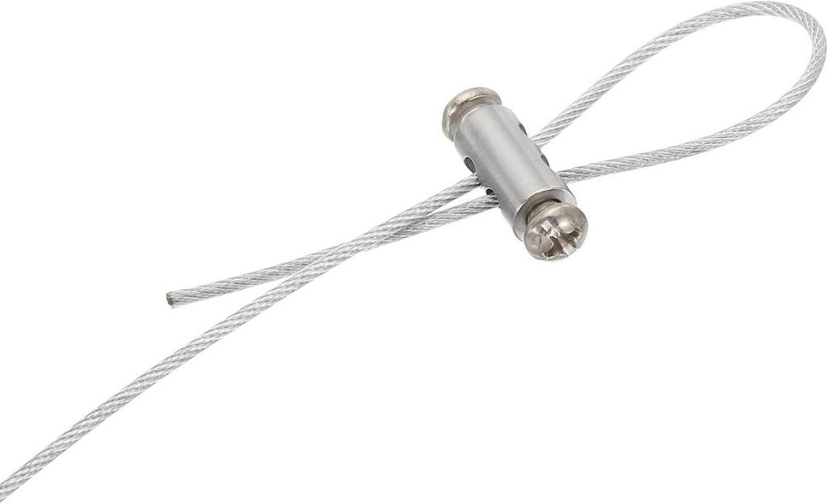 KABELKLEMMEN – mit Schraubanschlusskappen, 18er-Packung, 3 Größen - Silberfarben, Metall (1/0.6/1cm) - DCA