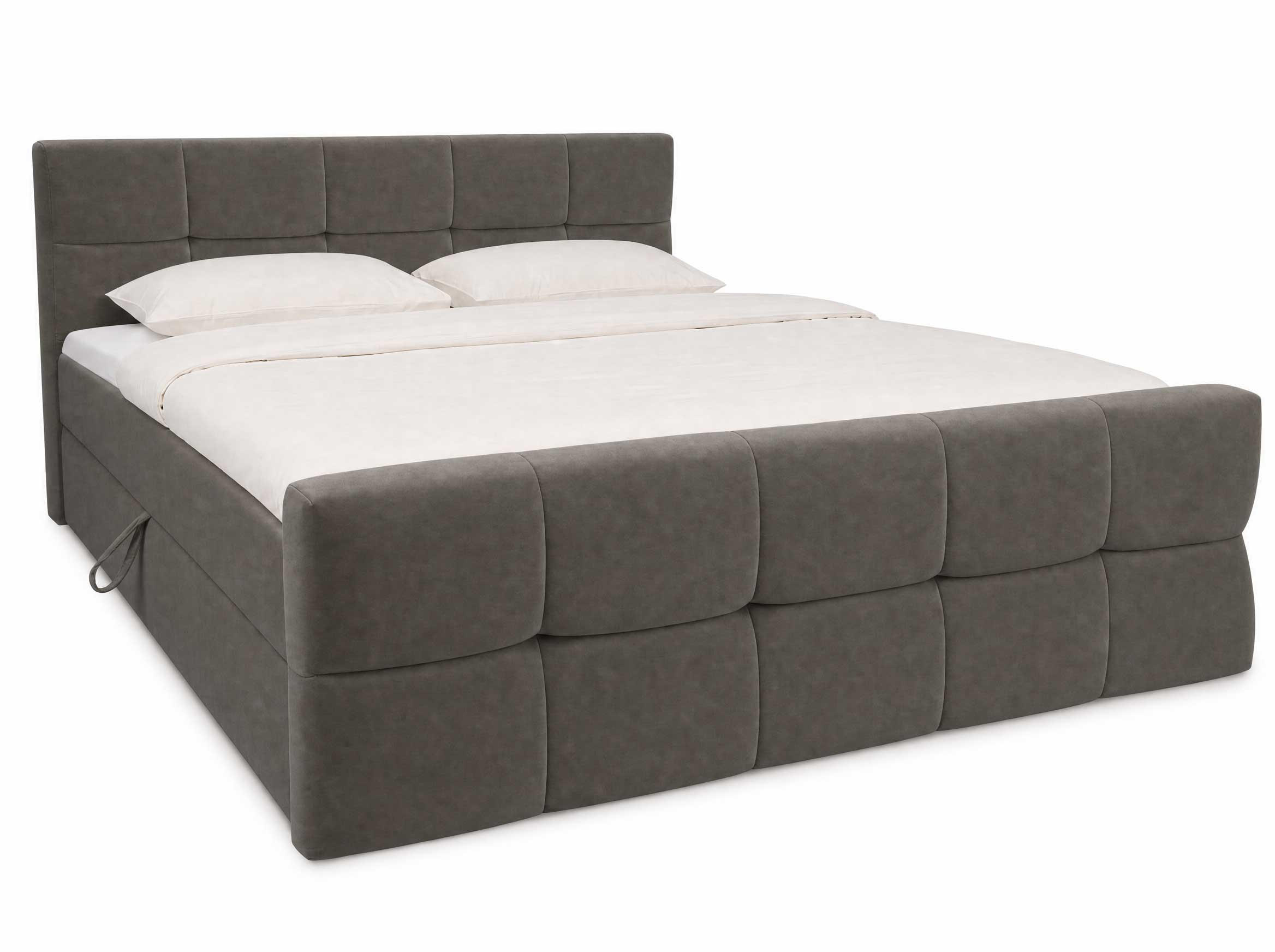 BOXBETT Modena 2 taupe 200/200 cm - Taupe, Textil (200/200cm) - wonello