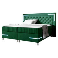 BOXBETT Tenosi 5 LED - Grün, Holz (120/200cm) - MIRJAN24