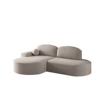 ECKSOFA Girona Mit Schlaffunktion - Hellgrau, Holzwerkstoff/Textil (278/179cm) - Fun Möbel