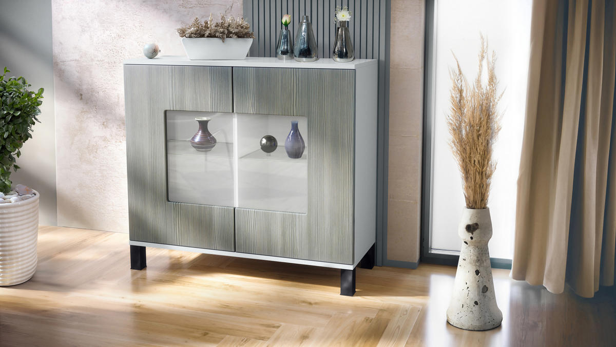 KOMMODE Grömitz Avola-Anthrazit - Anthrazit, Holzwerkstoff (92.5/84.5/35cm) - Vladon