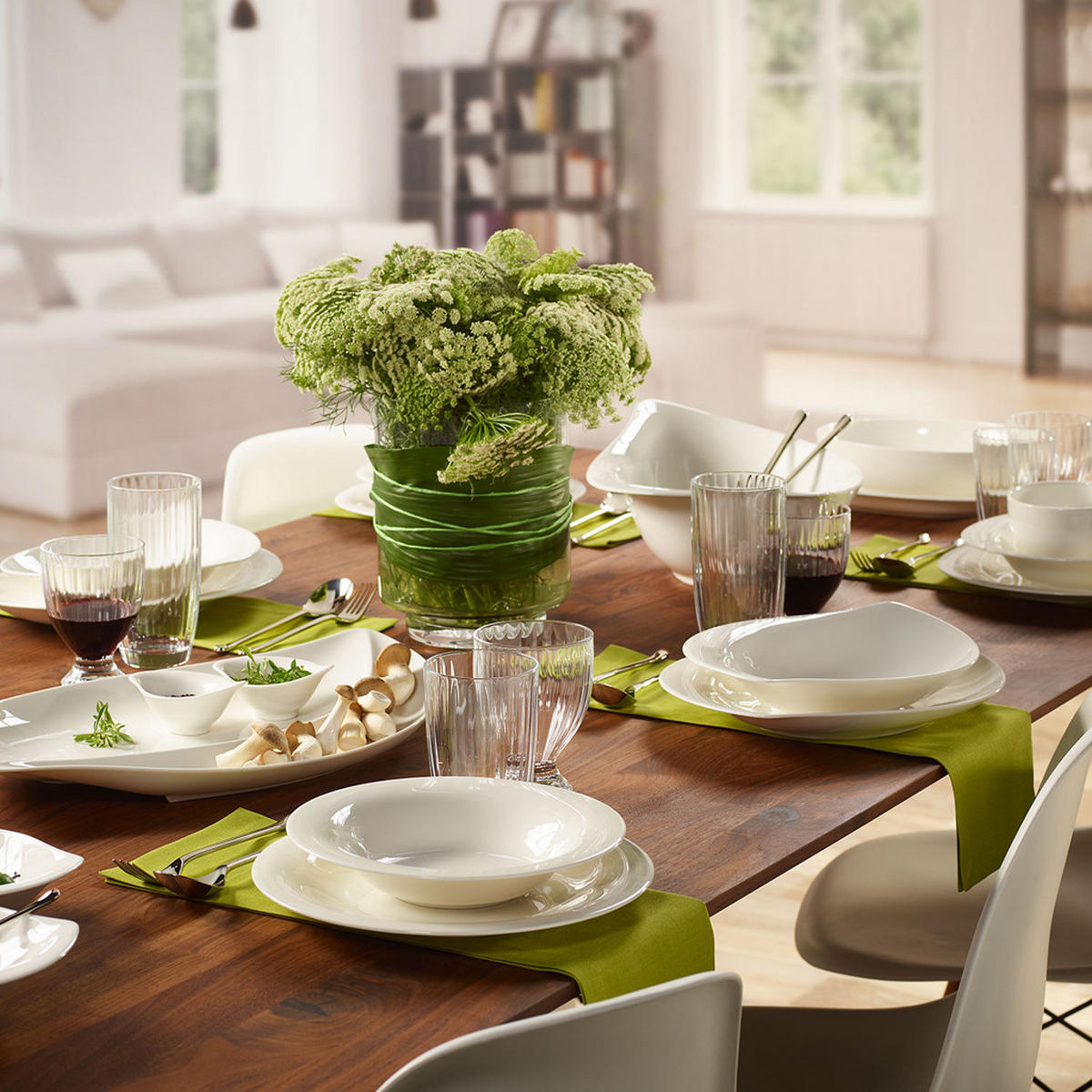 SPEISETELLER New Cottage Basic weiß ø 26,8 cm 6er Set - Weiß, Keramik (26.8cm) - Villeroy & Boch