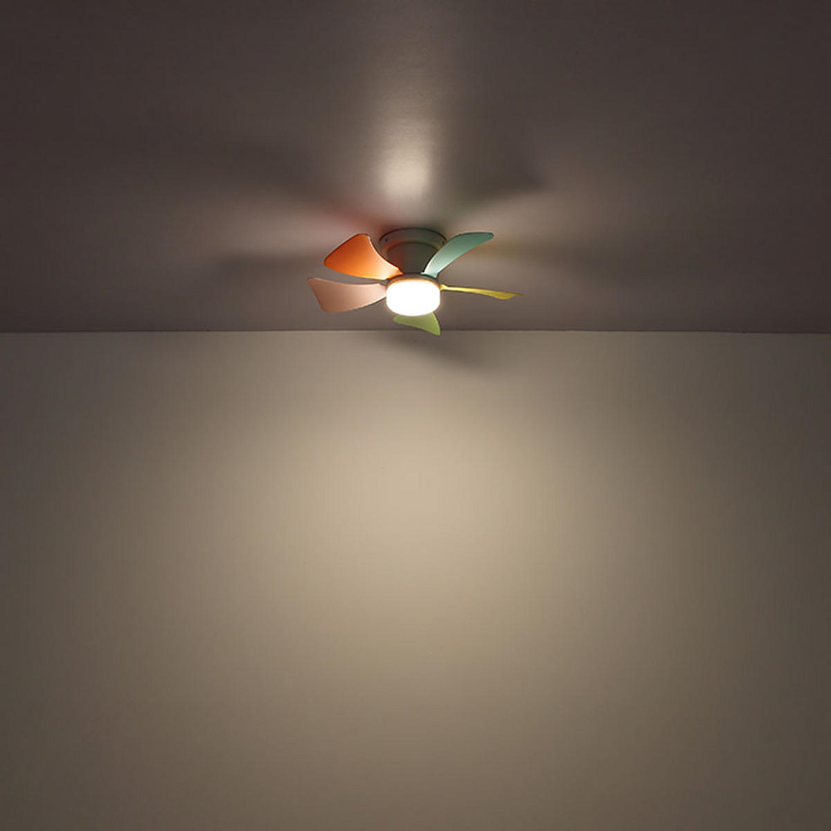 LED DECKENLEUCHTE HINES Bunt Kunststoff - Multicolor, Metall (40.6/40.6/12.6cm) - Globo Lighting