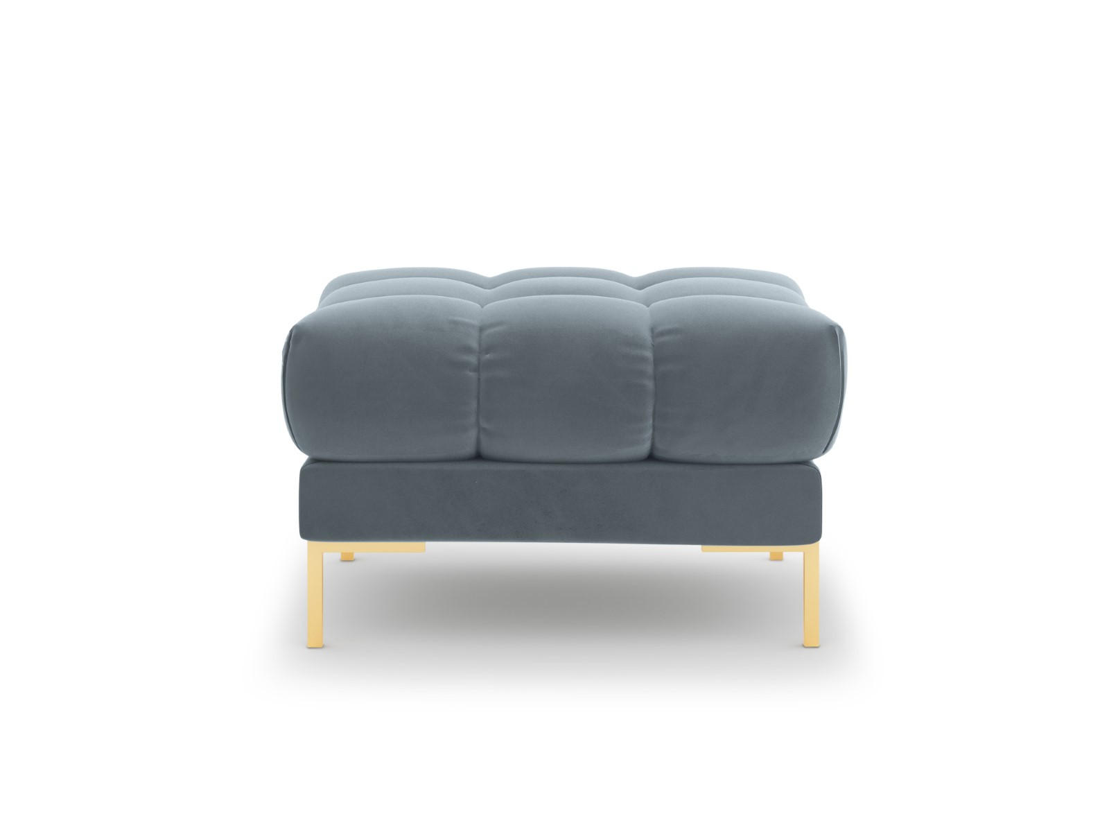 POUF Mamaia aus Samt hellblau - Hellblau, Textil (60/41/60cm) - Micadoni