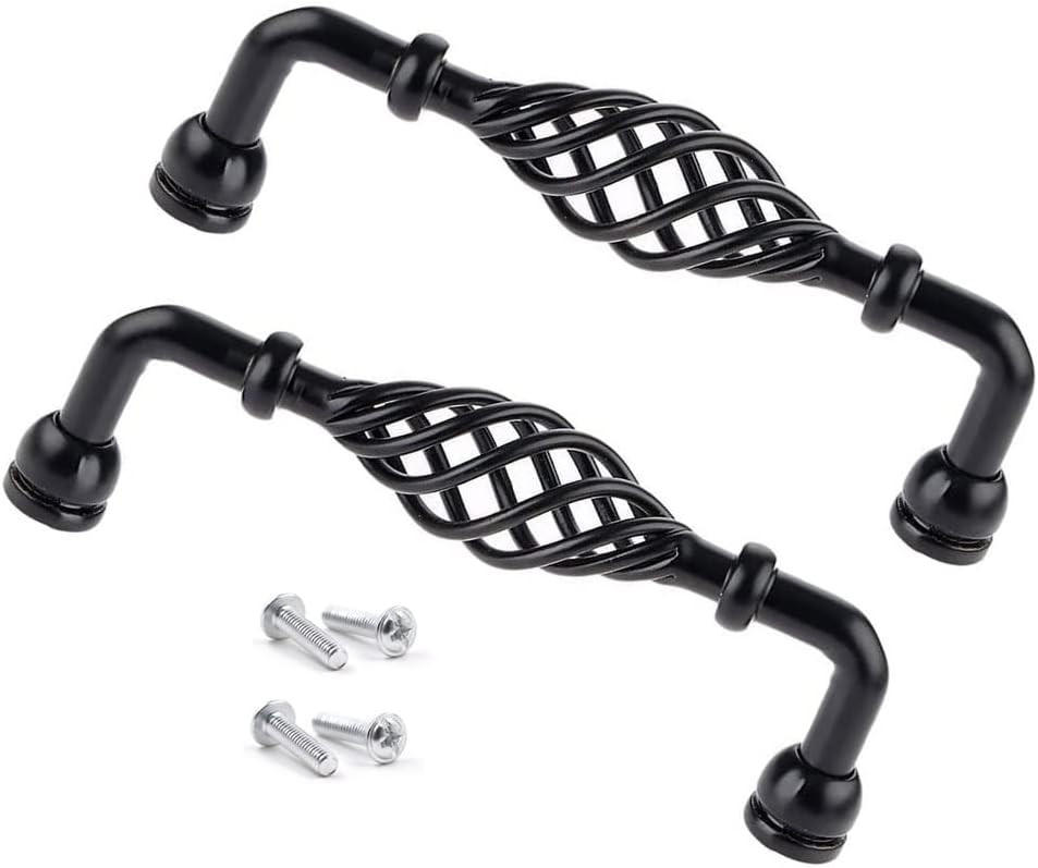 MÖBELGRIFF Schwarz 2er-Set 96 mm - Schwarz, Metall (0.2/3.5/1.1cm)