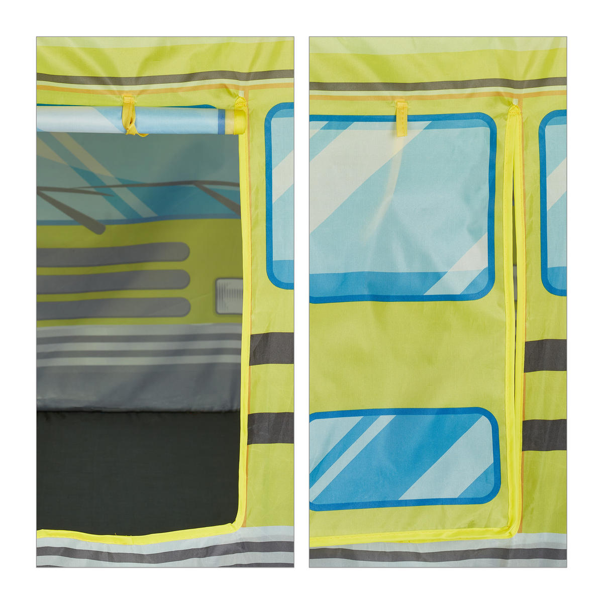 SPIELZELT - Multicolor, Textil/Metall (110/70cm) - Relaxdays