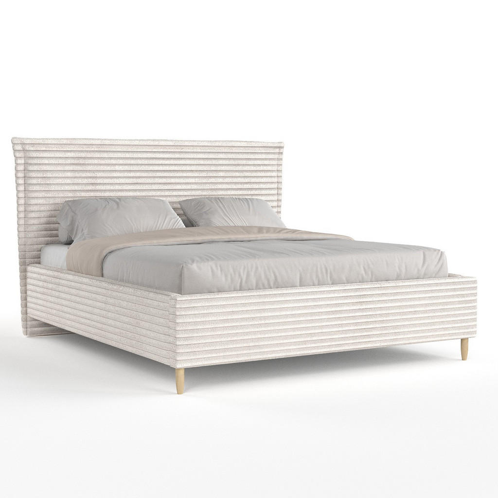 Thumbnail - Maison de Reve Polsterbett, Creme, Textil, Buche, Kiefer, 180x200 cm, Oeko-Tex® Standard 100, Reach, FSC 100%, Made in E...