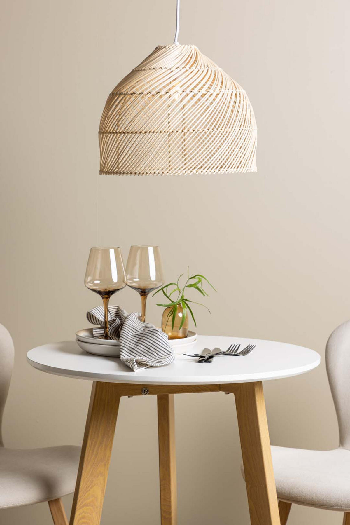 TISCHGRUPPE Weiß - Weiß, Holzwerkstoff (65/75/65cm) - ebuy24