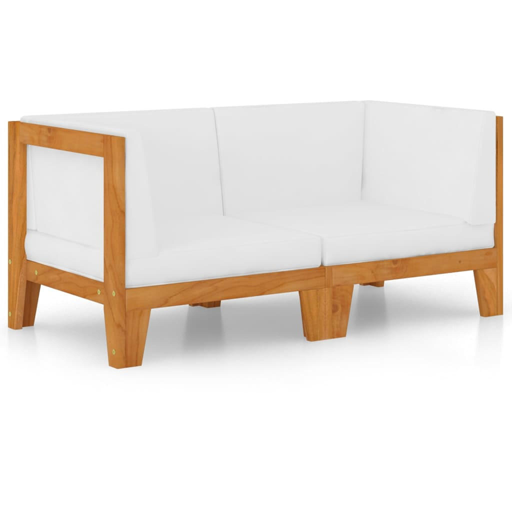 GARTENSET Renard 2-teilig - Creme, Holzwerkstoff - Nettlife