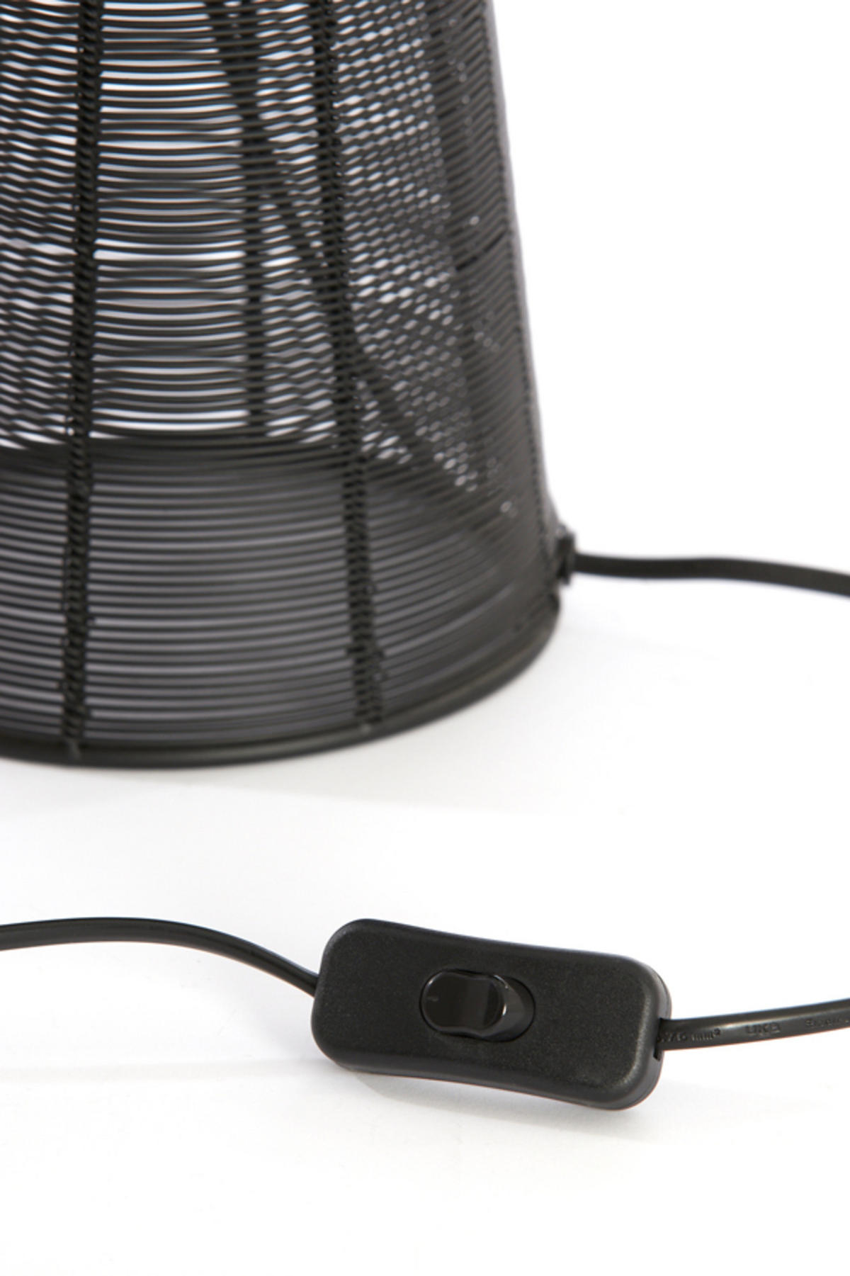 TISCHLAMPE Aboso Schwarz Ø18/42 cm - Schwarz, Metall (18/18/42cm) - Light & Living