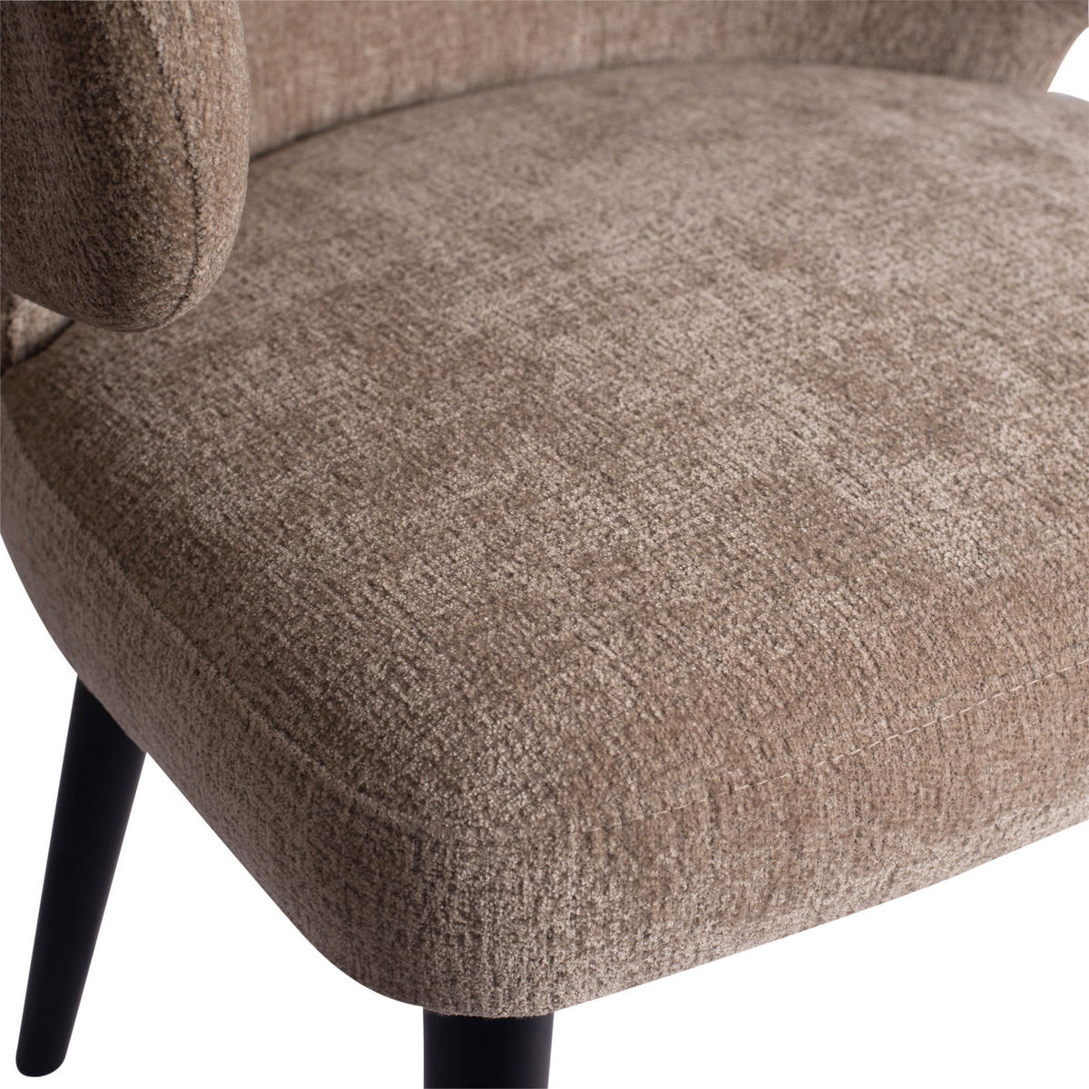 ESSZIMMERSTUHL Fiori Beige 57/56/80cm - Beige, Textil (56/80/57cm) - PTMD Collection