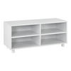 LOWBOARD Gränne - Weiß, Holzwerkstoff/Kunststoff (90/40.5/35cm) - [en.casa]