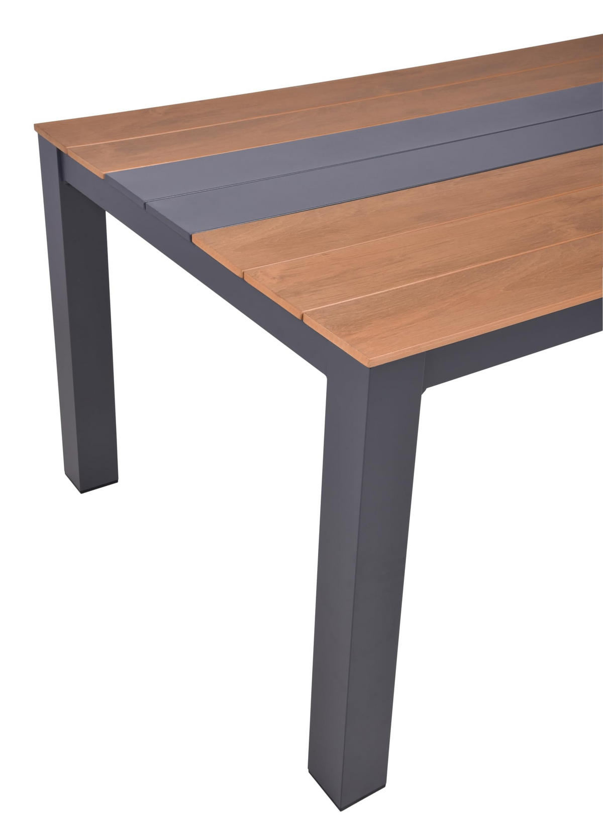 GARTENTISCH Katja Terrassentisch - Braun, Kunststoff (200/100/75cm) - DELUKE