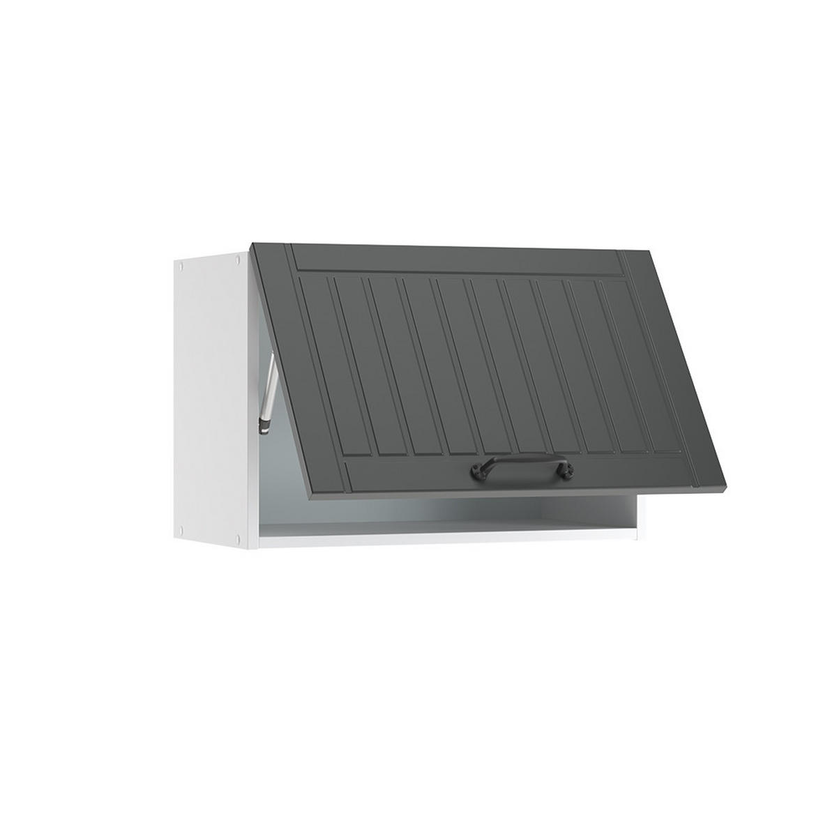 HÄNGESCHRANK Fame-Line Anthrazit Landhaus 60 cm Flach - Anthrazit/Weiß, Holzwerkstoff (60/40/34.1cm) - Vicco