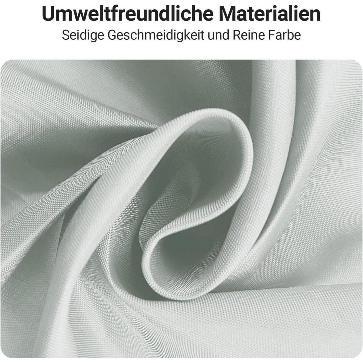 DUSCHVORHANG Grau 100 x 200 cm Textil Wasserabweisend Waschbar - Grau, Textil (100/200cm)