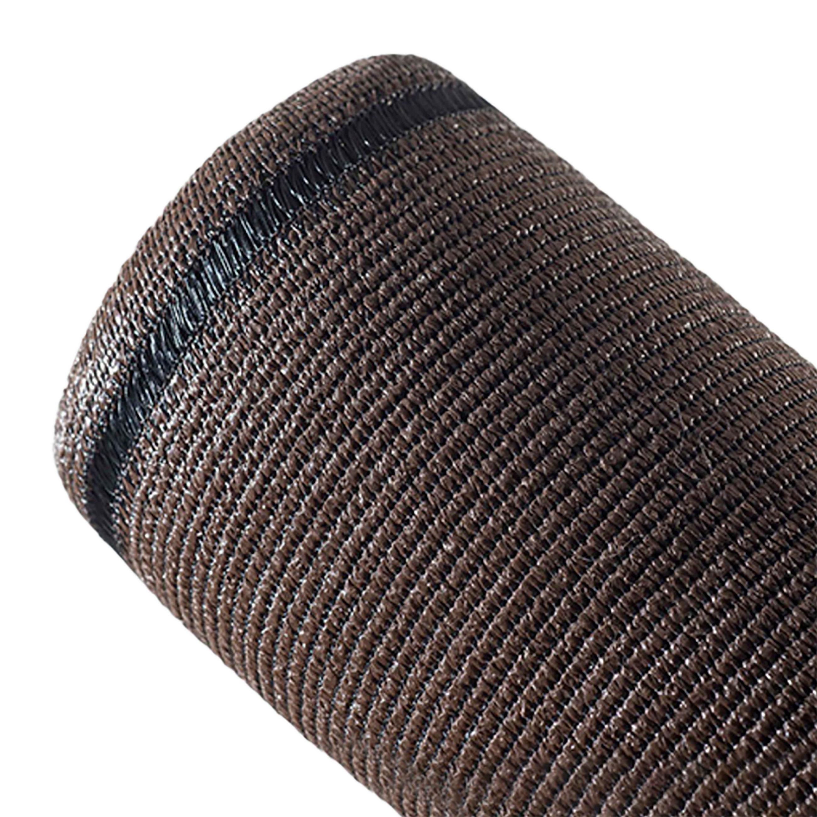 SICHTSCHUTZ 1,80x5m, Bedeckung 100 %, Braun - Braun, Textil (180/180cm) - Oviala