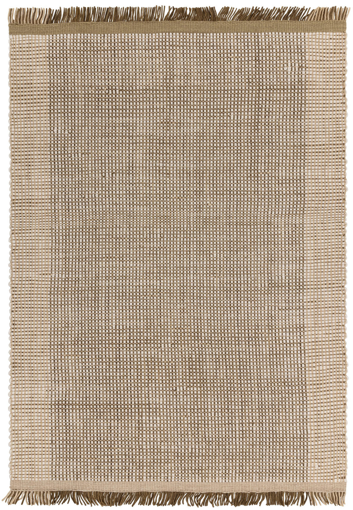 TEPPICH modern handgewebt ELYSIUM Beige 120 x 170 cm - Beige, Naturmaterialien (120/170cm) - Novatrend