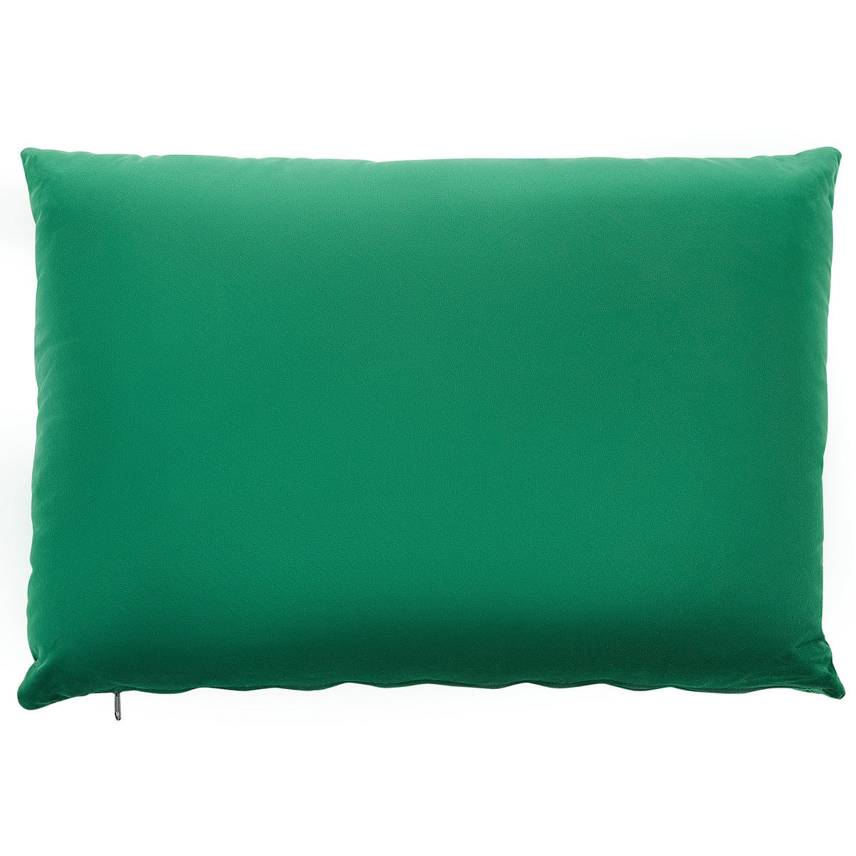 CHAISELONGUE Samtstoff grün/schwarz Gueret - Schwarz/Grün, Textil (88/73/165cm) - Beliani
