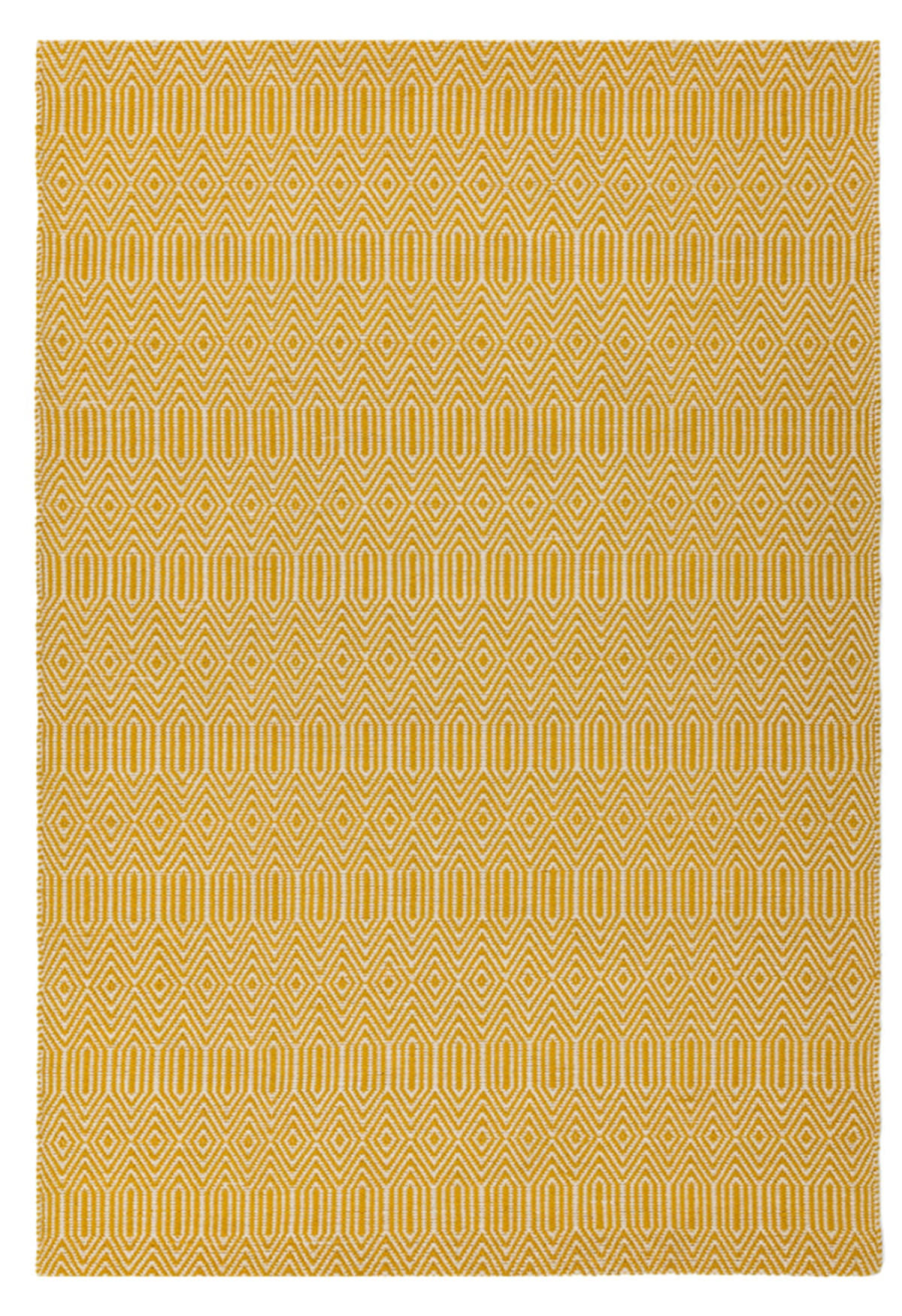 TEPPICH handgewebt Berber Wolle & Baumwolle SILWAN Gelb 100 x 150 cm - Gelb, Naturmaterialien (100/150cm) - Novatrend