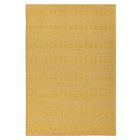 TEPPICH handgewebt Berber Wolle & Baumwolle SILWAN Gelb 100 x 150 cm - Gelb, Naturmaterialien (100/150cm) - Novatrend