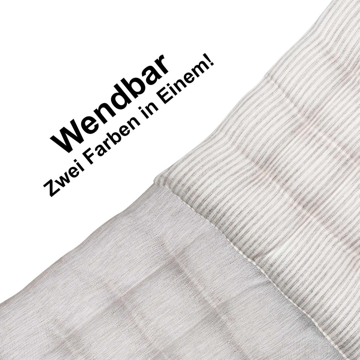 SITZKISSEN 4er Sparset FRESHSTRIPE4ER - Hellgrau, Textil (40/40/5cm) - Tom Tailor