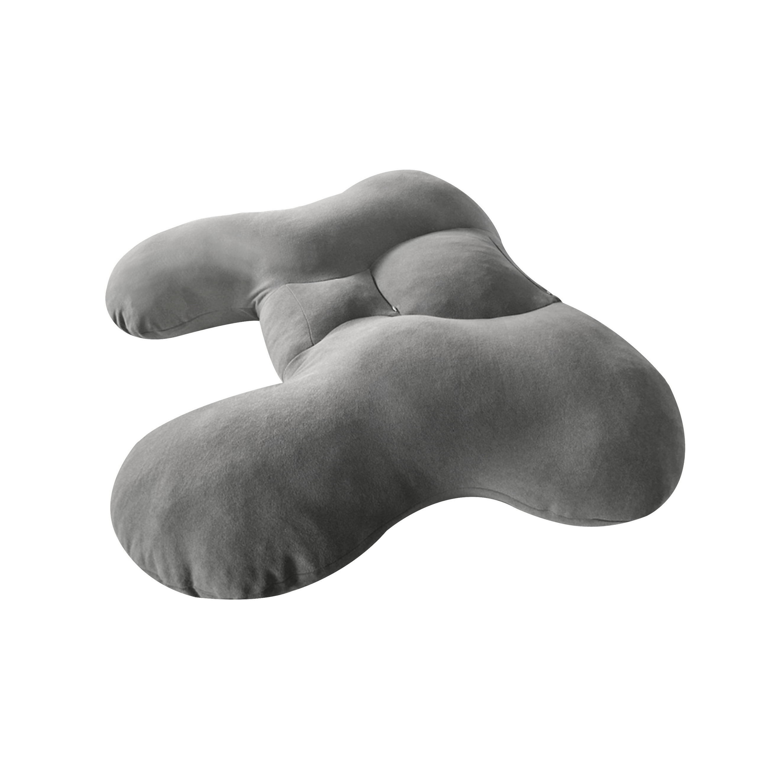 SCHMETTERLINGS-SCHULTERKISSEN Schützen Sie Ihre Schultern grau - Grau, Textil (65/68cm) - Vercart