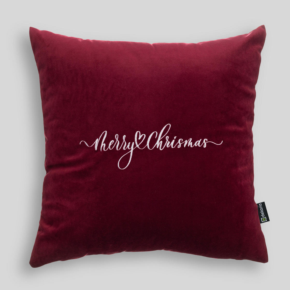 KISSENHÜLLE Winter Wish 43x43 cm - Rot, Textil (43/1cm) - Dekoria