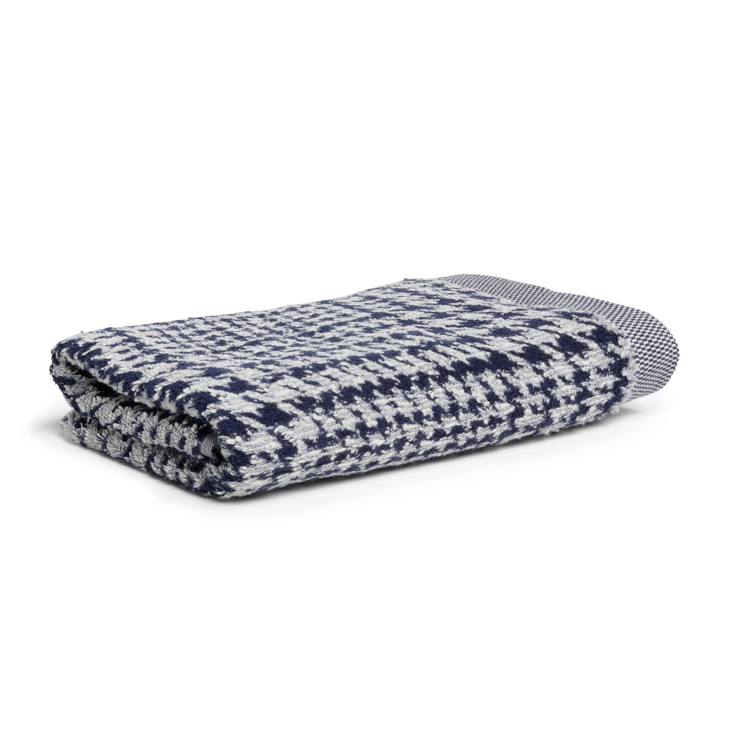 DUSCHTUCH BROOKLYN - Blau/Naturfarben, Textil (80/150cm) - MÖVE