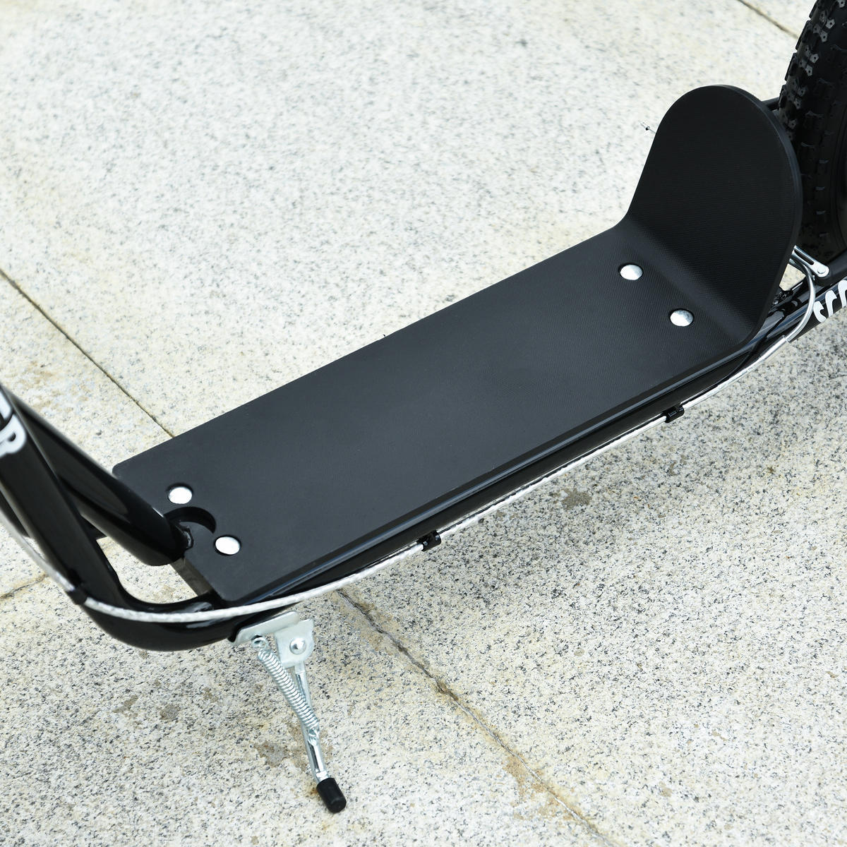 KINDERROLLER, Hellblau/Schwarz/Weiß/Grün, Stahl+ Aluminium - Schwarz, Metall (139/58/96cm) - HOMCOM